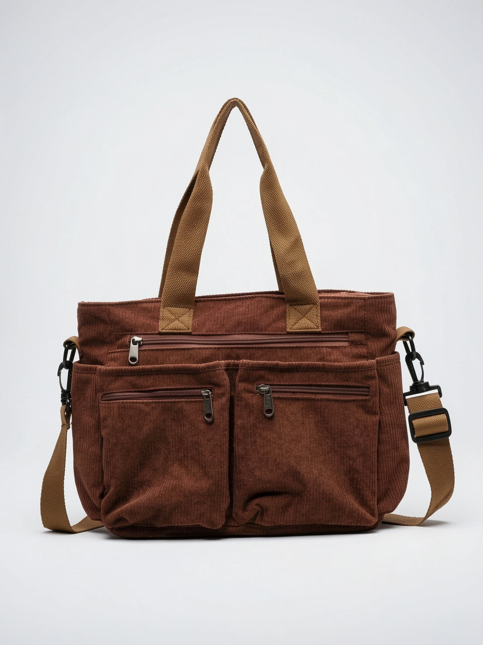 Ombeline — Sac en velours côtelé, polyvalent à bandoulière - 11