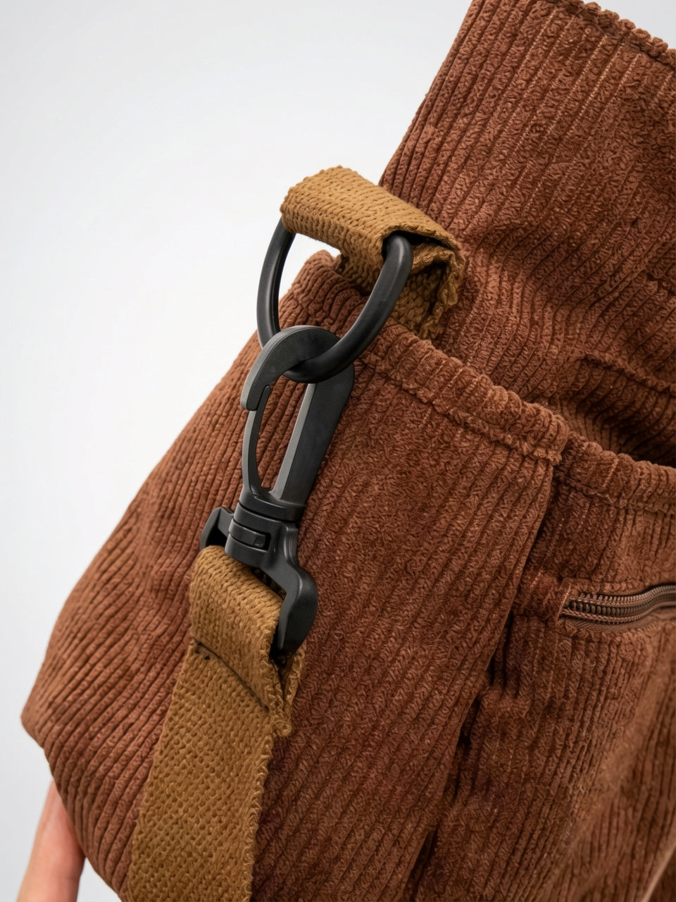 Ombeline — Sac en velours côtelé, polyvalent à bandoulière - 8