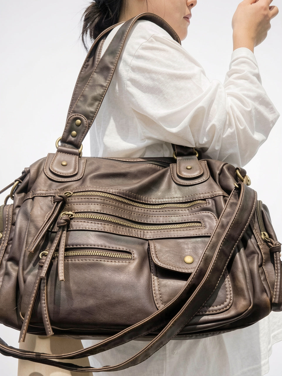 Ondine — Cabas Sac Marron - 3