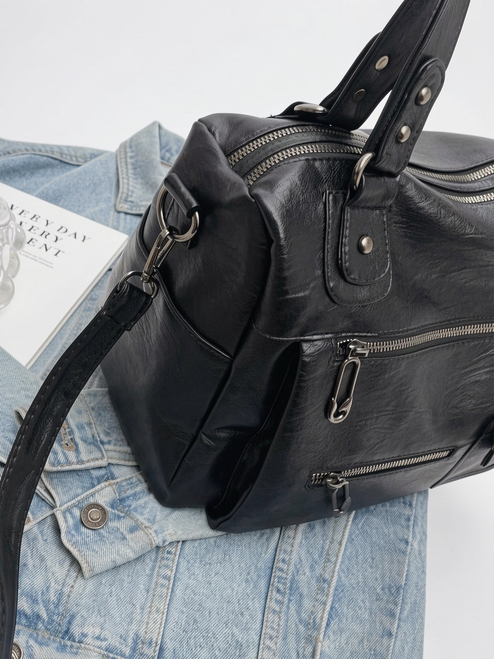 Ottilie — Grand sac en bandoulière de cours - 11