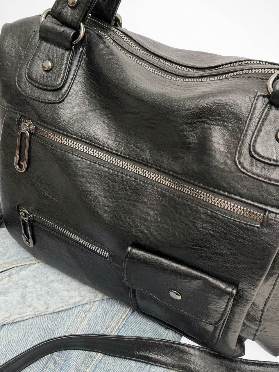 Ottilie — Grand sac en bandoulière de cours - 12