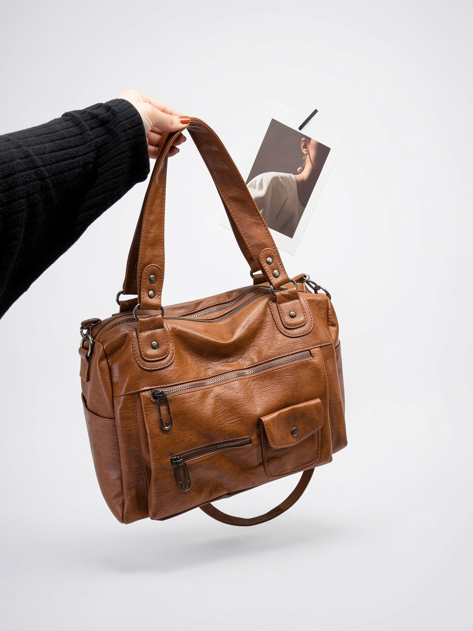 Ottilie — Grand sac en bandoulière de cours - 13