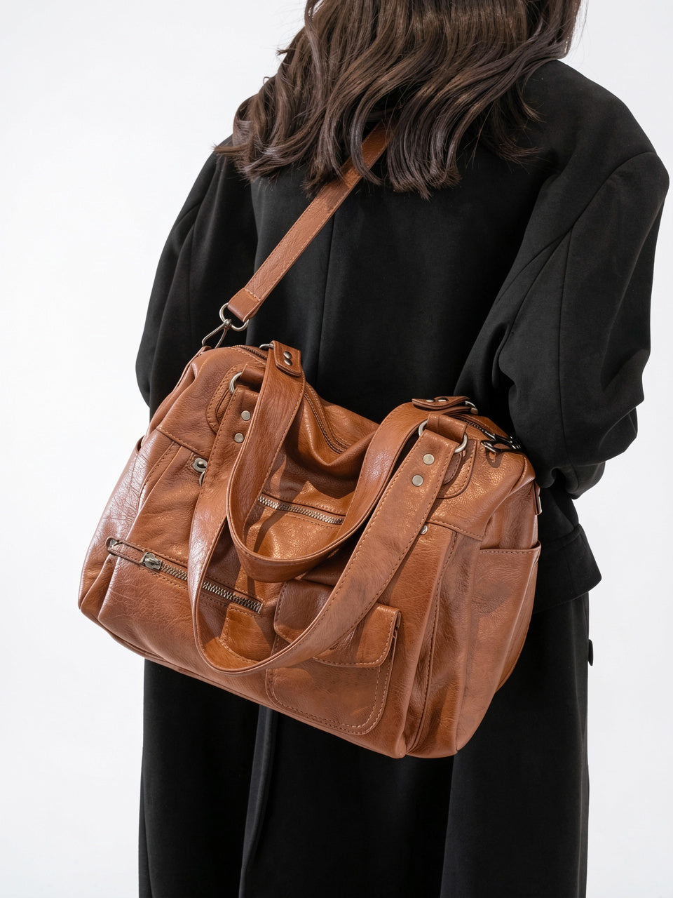 Ottilie — Grand sac en bandoulière de cours - 14