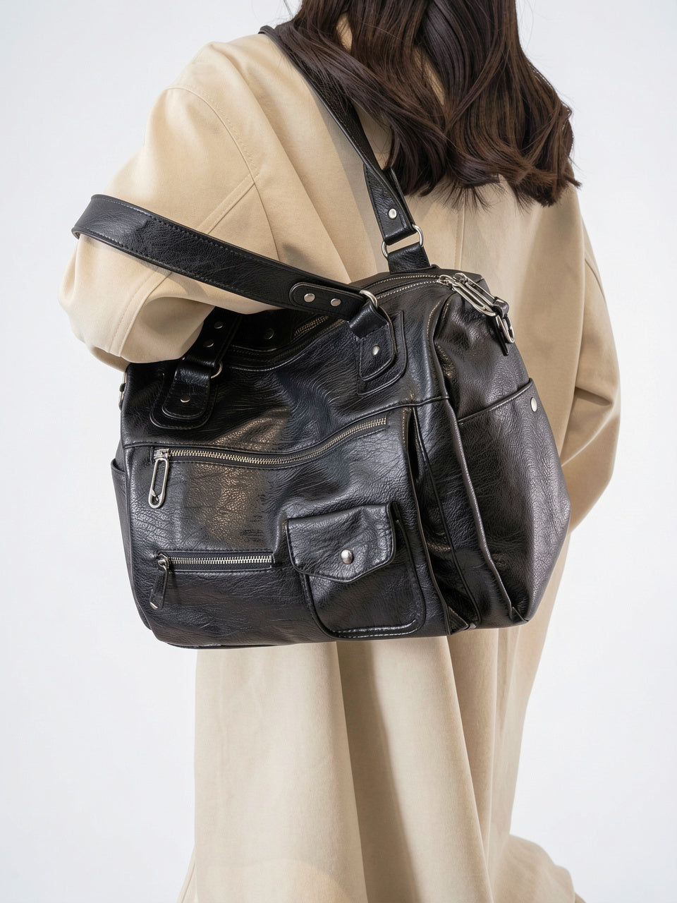 Ottilie — Grand sac en bandoulière de cours - 16