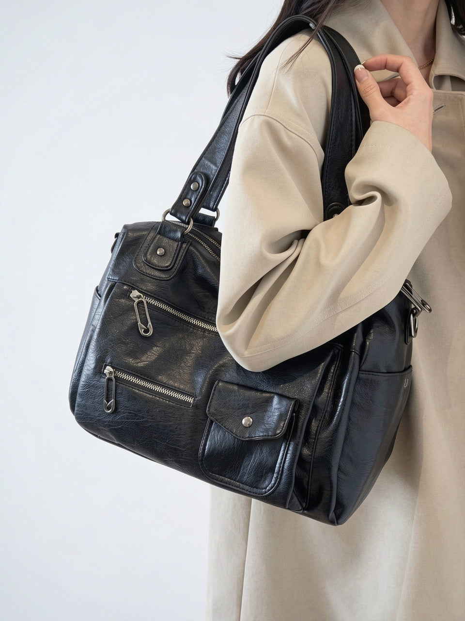 Ottilie — Grand sac en bandoulière de cours - 18