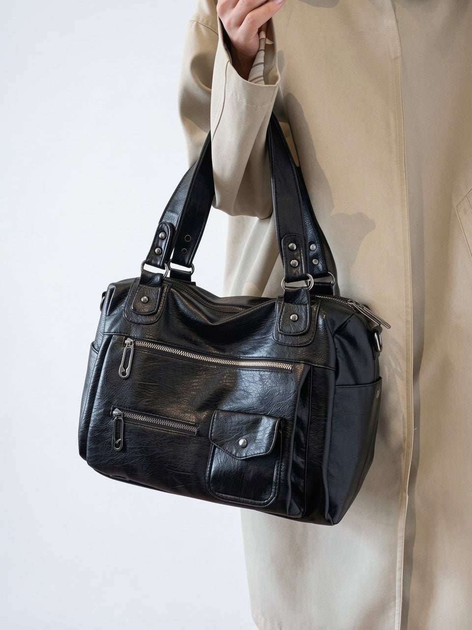 Ottilie — Grand sac en bandoulière de cours - 19