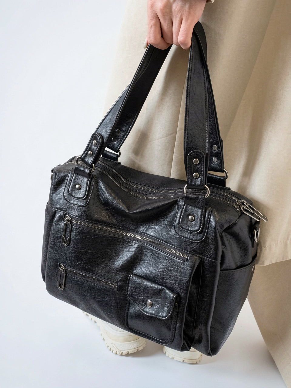 Ottilie — Grand sac en bandoulière de cours - 4