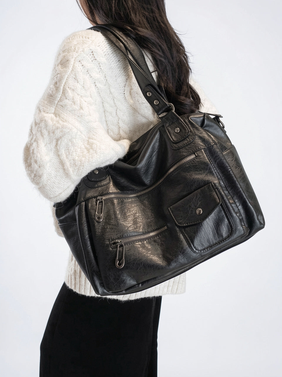 Ottilie — Grand sac en bandoulière de cours - 5