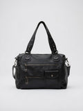 Ottilie — Grand sac en bandoulière de cours - Noir