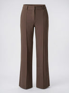 Pantalon Jambes Larges Double Taille Taille Haute Fluide - 9