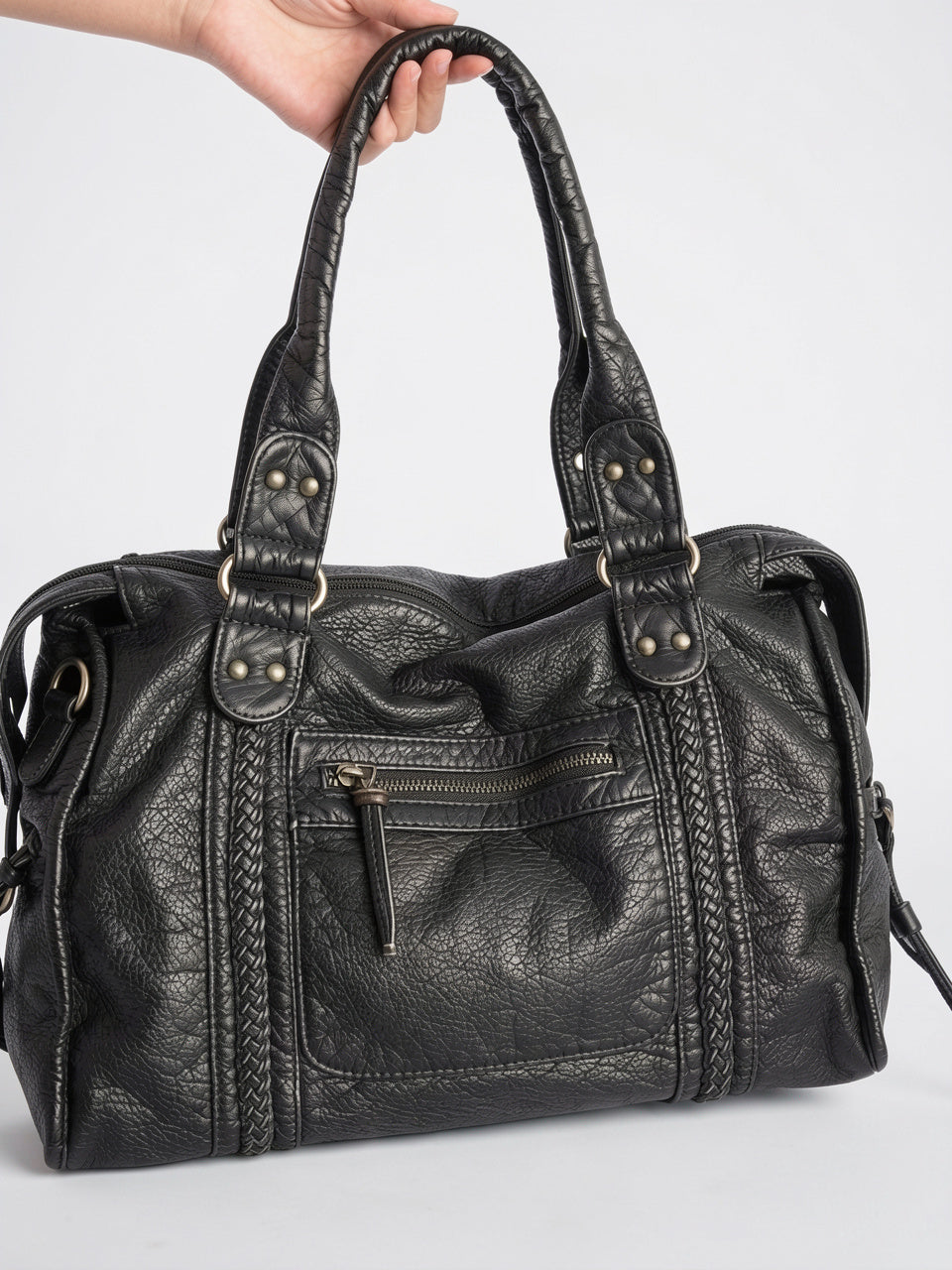 Philomène — Sac à main noir pour les cours - 3