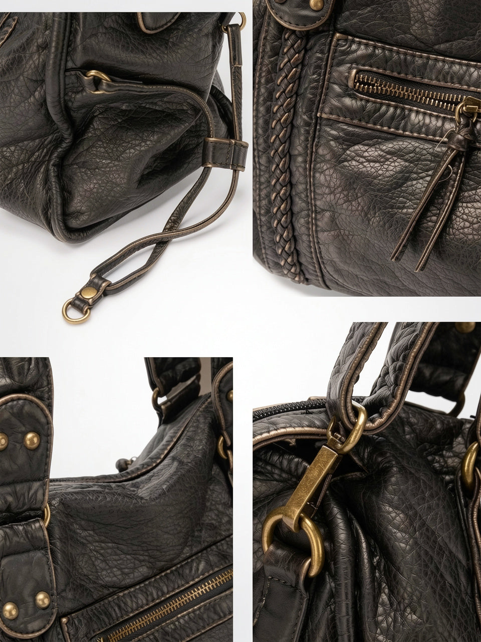 Philomène — Sac à main noir pour les cours - 4
