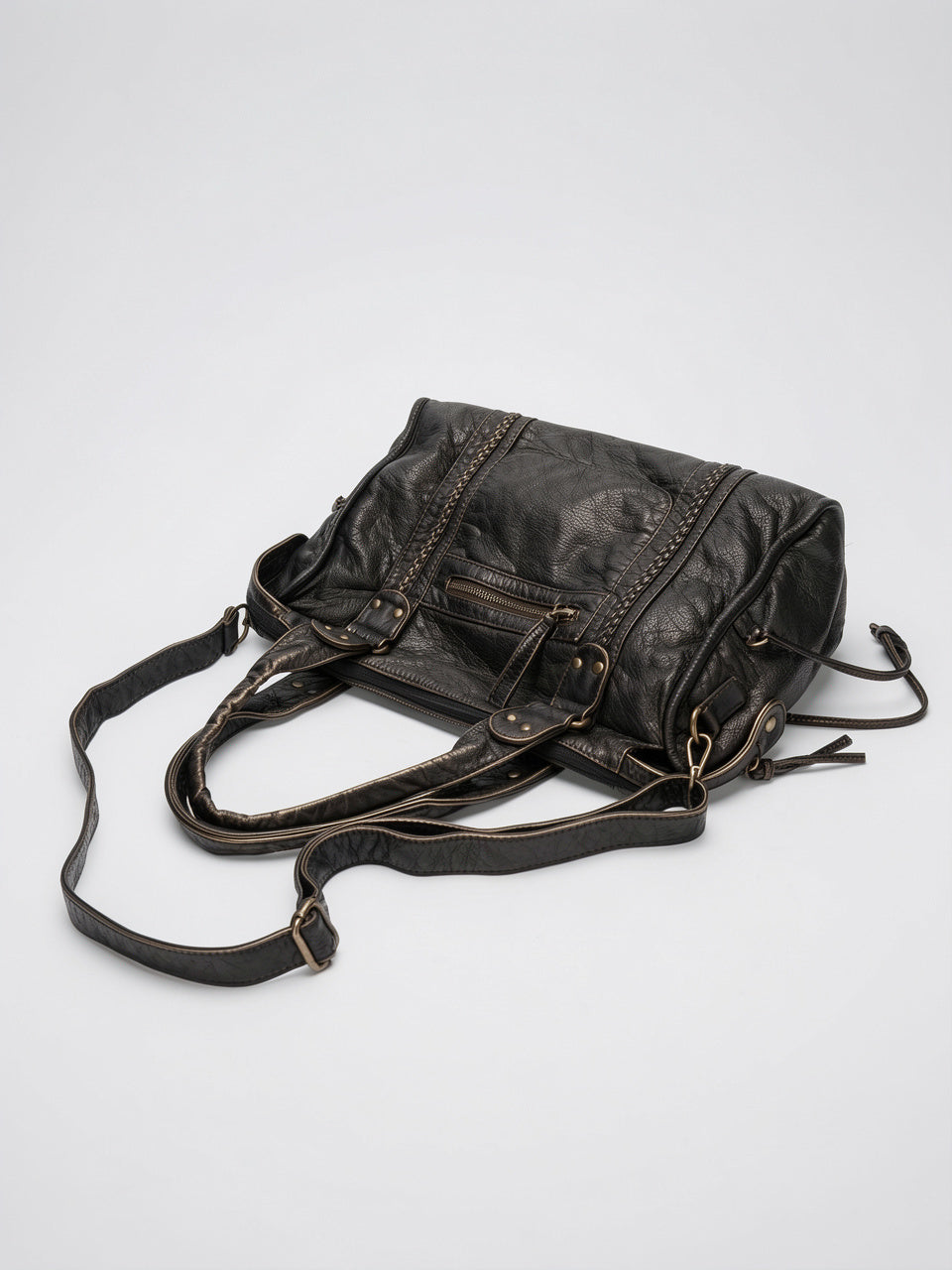 Philomène — Sac à main noir pour les cours - 8