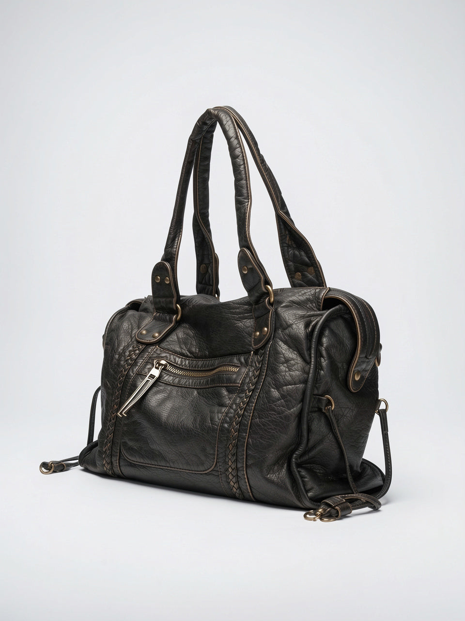 Philomène — Sac à main noir pour les cours - Noir