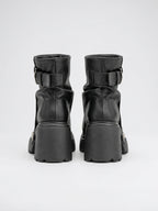 Plateforme Bottines Semelle crantée Fermeture éclair latérale - 3