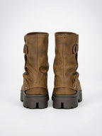Plateforme Bottines Semelle crantée Fermeture éclair latérale - 8