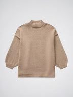 Pull chaud femme col rond coupe standard - 2