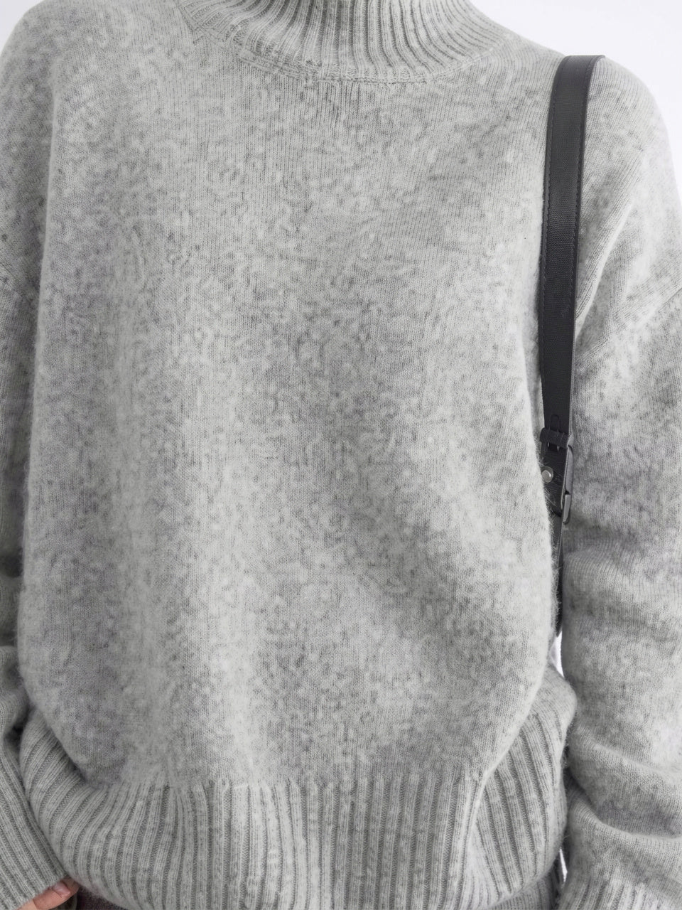 Pull Femme Cachemire Col Roulé Oversize Chaud Doux - 9