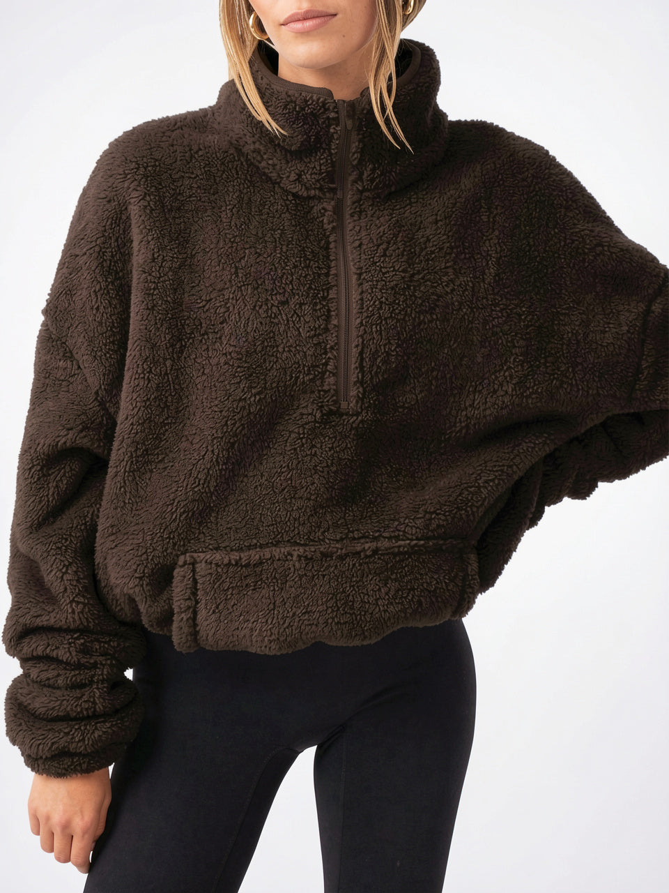 Pull Femme Collet Mezza Zip Taille Élastique Comoda - 6