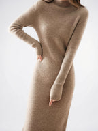 Robe Laine Maxi Coupe Slim Hiver - 34