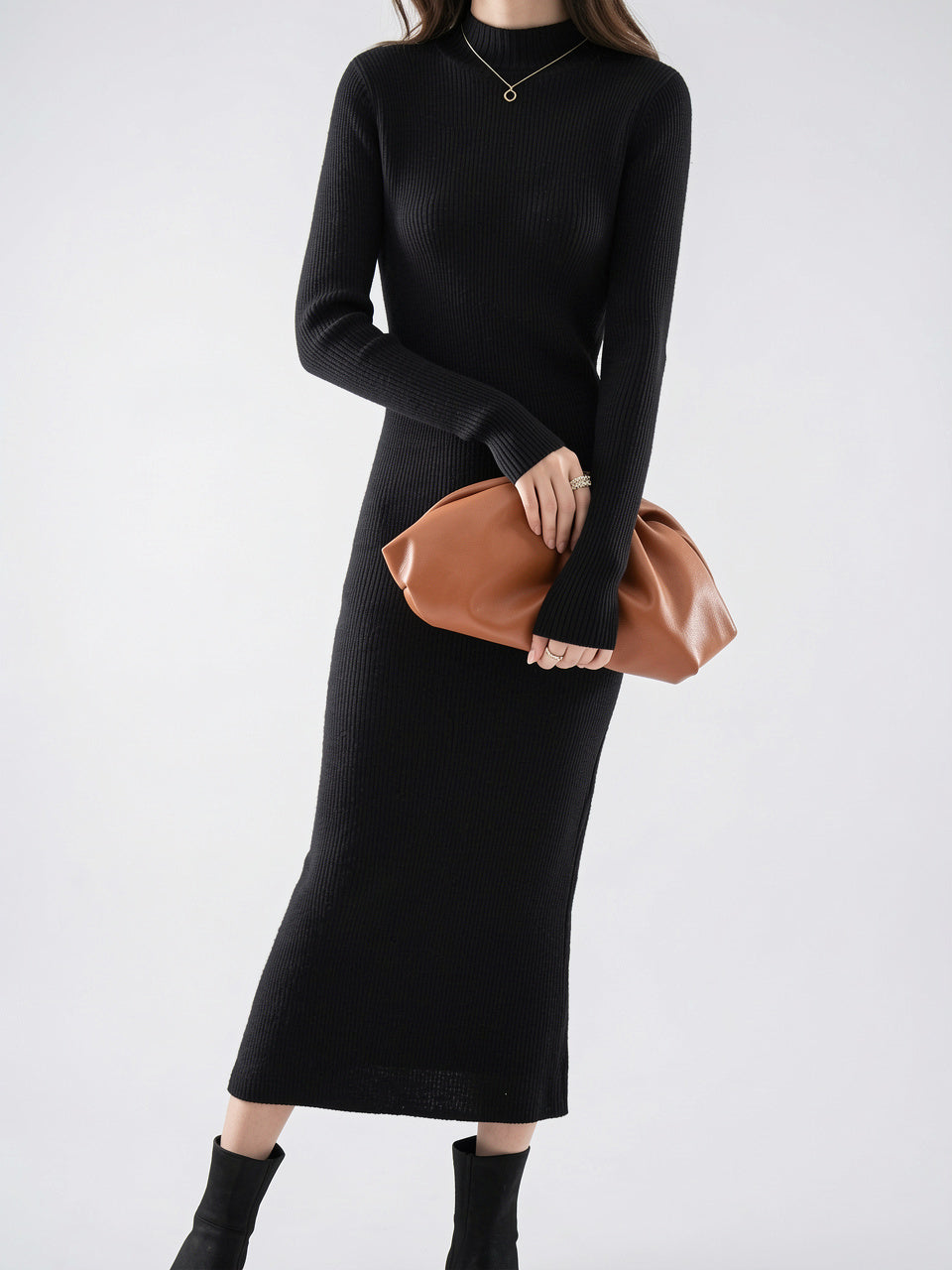 Robe Laine Maxi Coupe Slim Hiver - 43