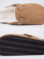 Sabot Fourré Daim Antidérapant Bout Rond - 5