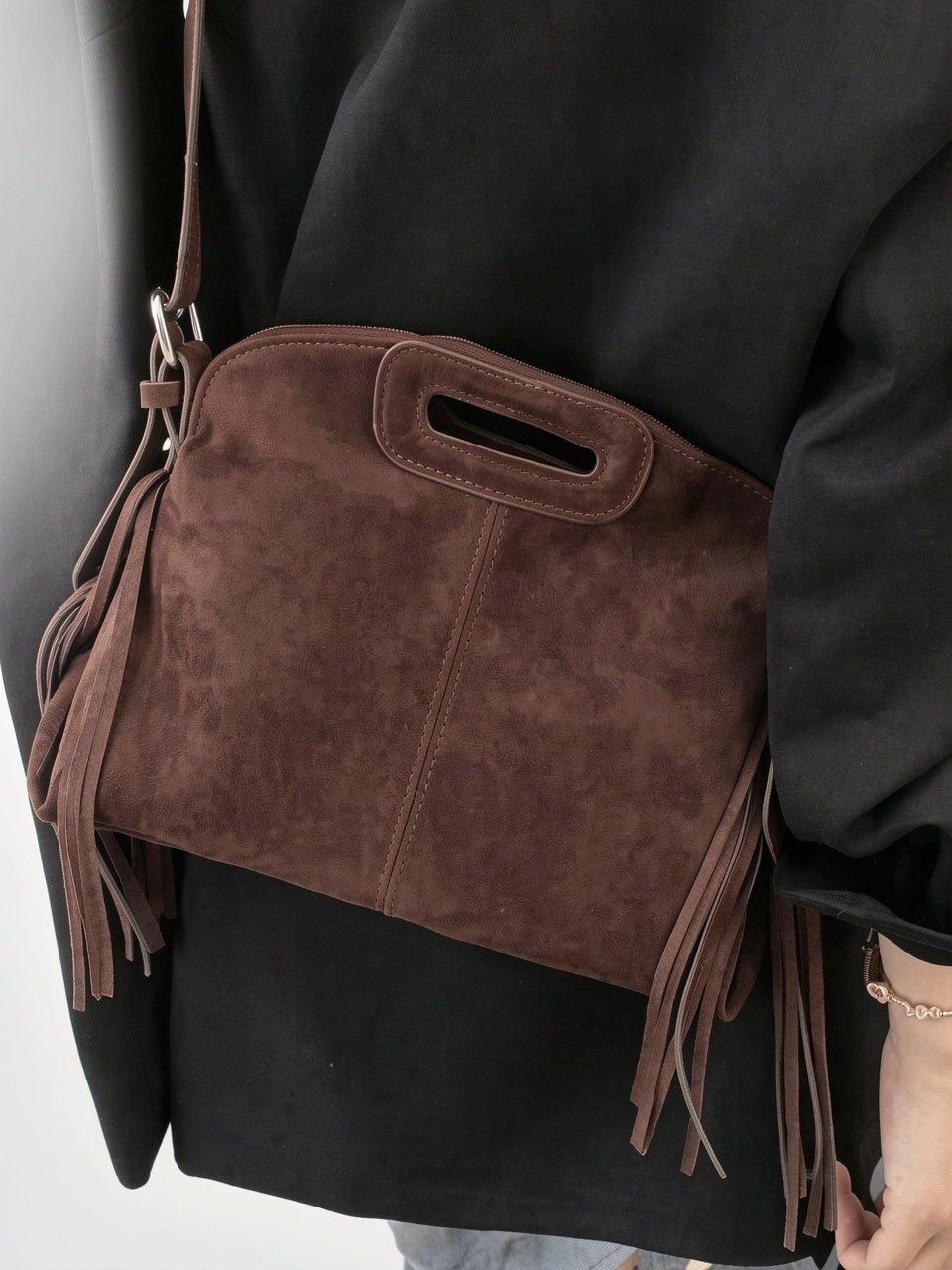 Sienna — Sac à main à franges - 5