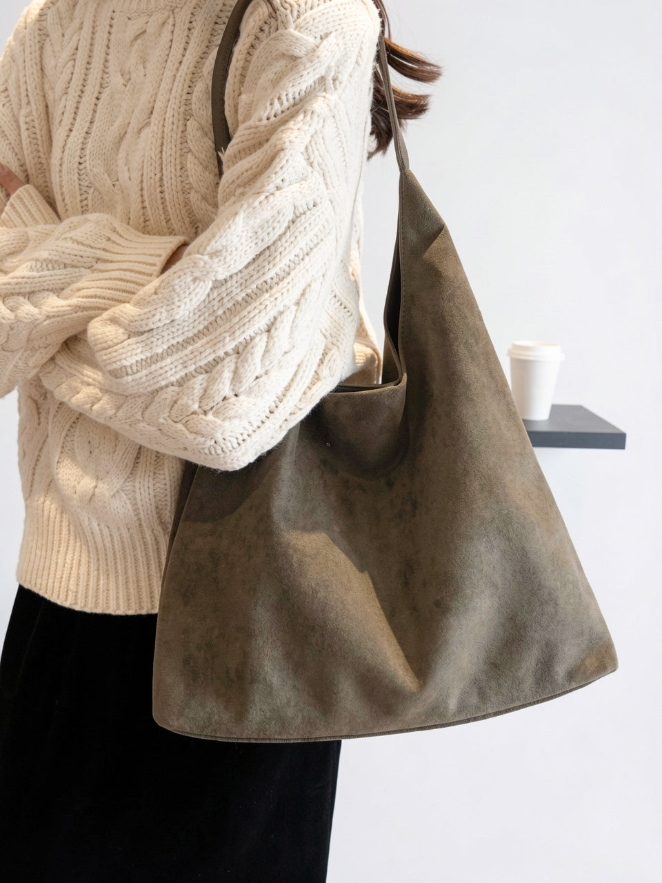 Soline — Sac en daim de cours - 17
