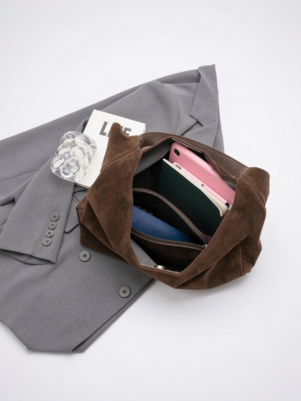 Soline — Sac en daim de cours - 21