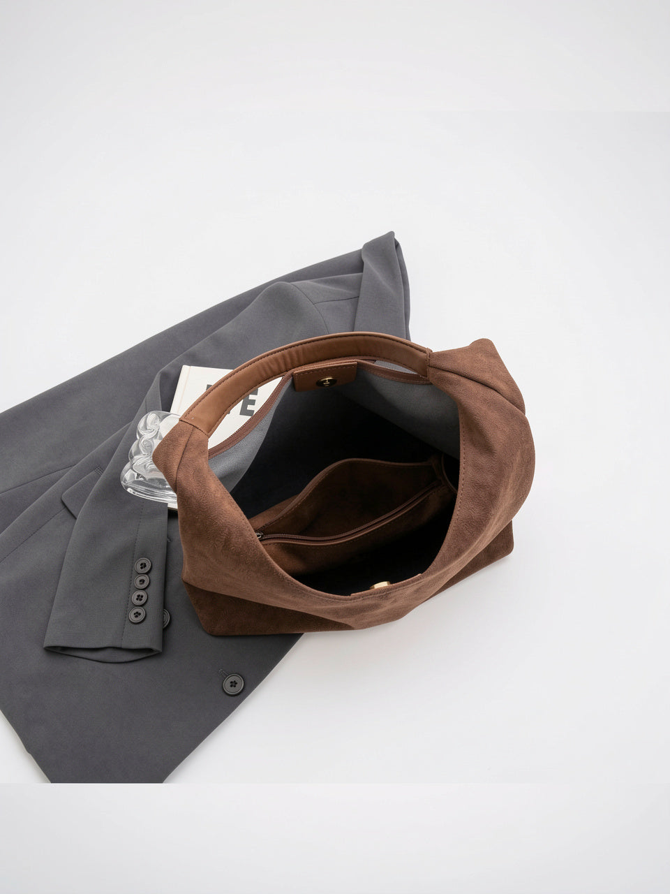 Soline — Sac en daim de cours - 22