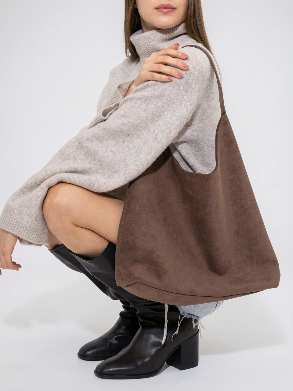 Soline — Sac en daim de cours - 4