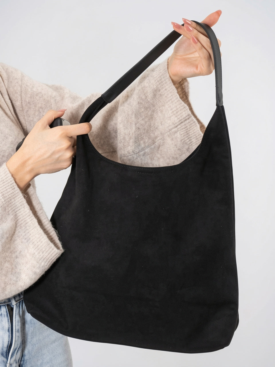 Soline — Sac en daim de cours - 8