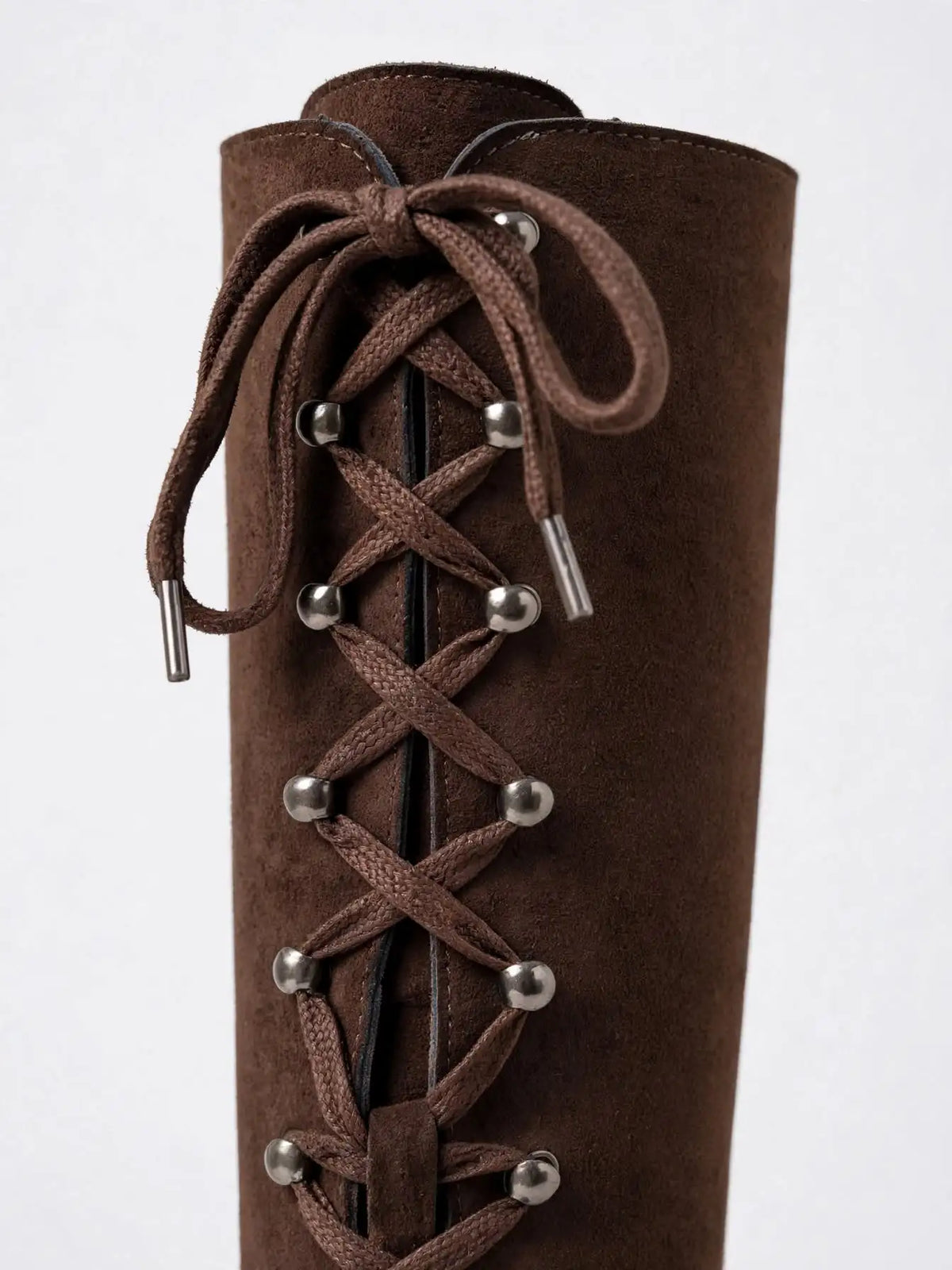 Santiags Bottines Femme Lacets Semelle Antidérapante Bout Rond