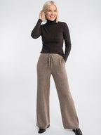 Sweats Cachemire Laine Taille Haute Coupe Large - 2