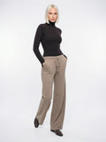 Sweats Cachemire Laine Taille Haute Coupe Large - Camel XS