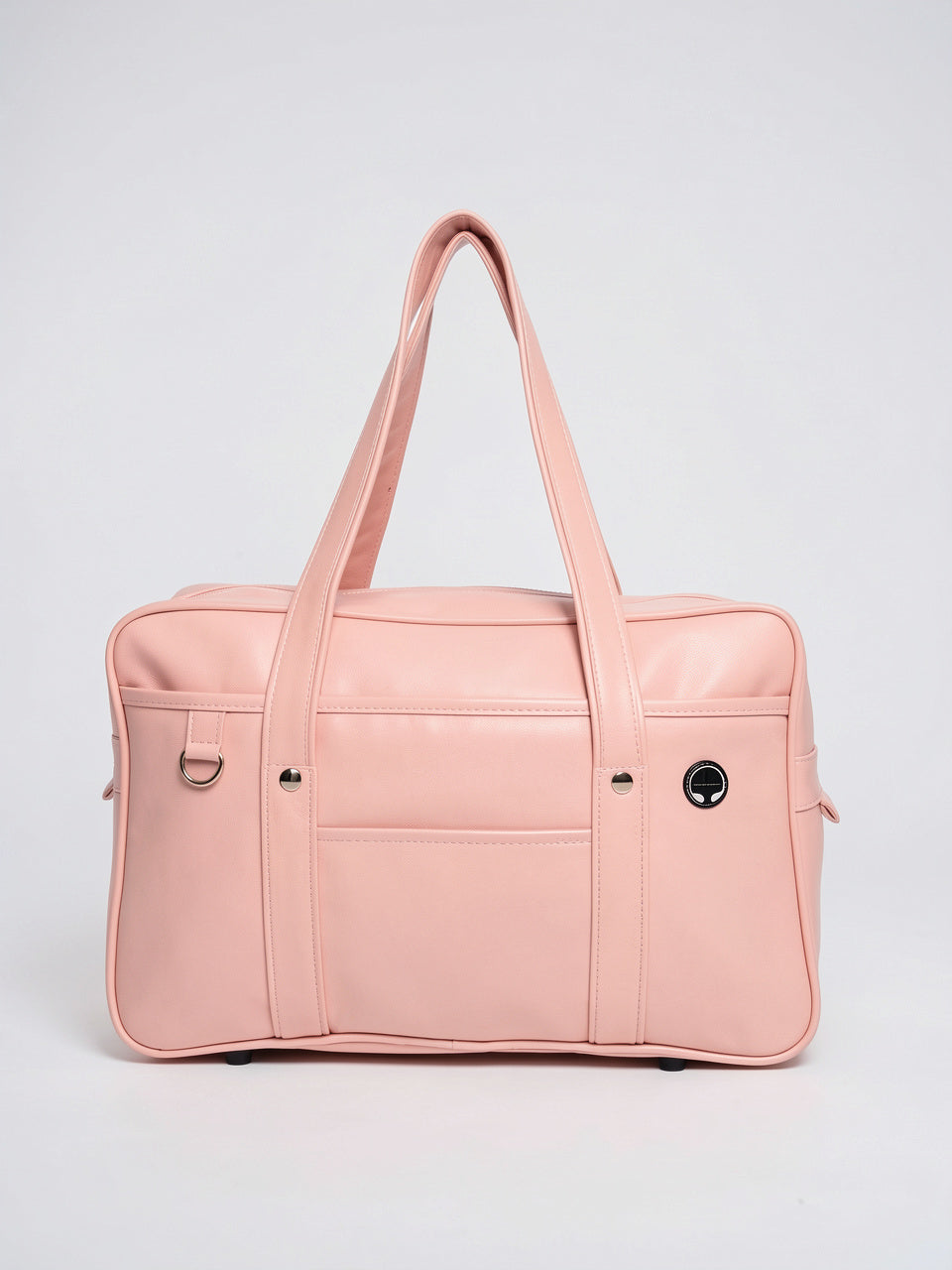 Sybille — Sac à main pour lycée les cours - Rose Cuir PU Souple
