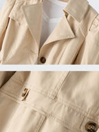 Trench Coat Long Pour Femmes Durable Confortable - 2