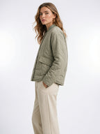 Trench Long Femme Ceinturé Classique Vêtement Extérieur Ajusté - Rose S