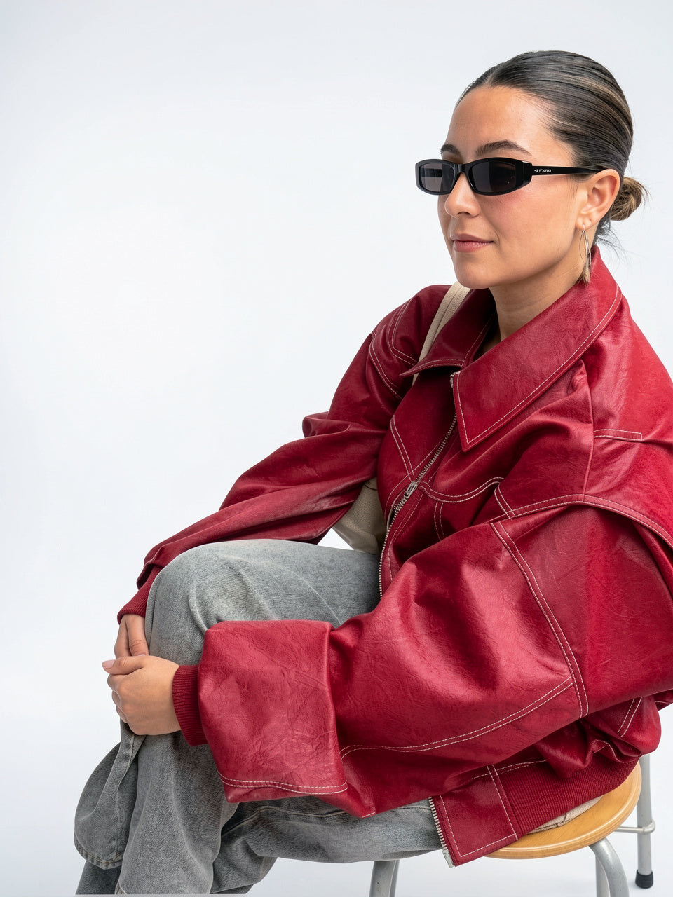 Veste Bomber Oversize Femmes Durable Style Rue - 10