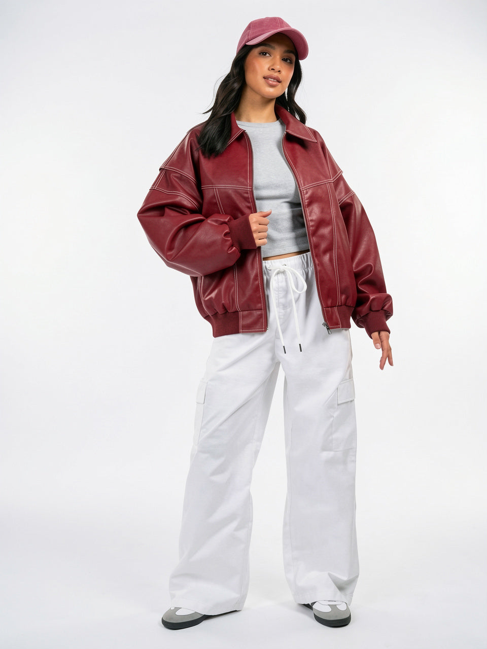 Veste Bomber Oversize Femmes Durable Style Rue - 7