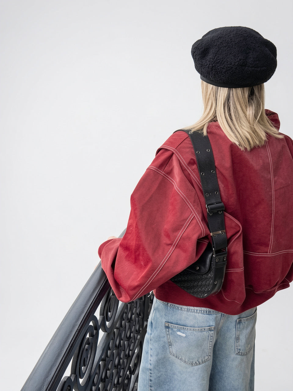 Veste Bomber Oversize Femmes Durable Style Rue - 9