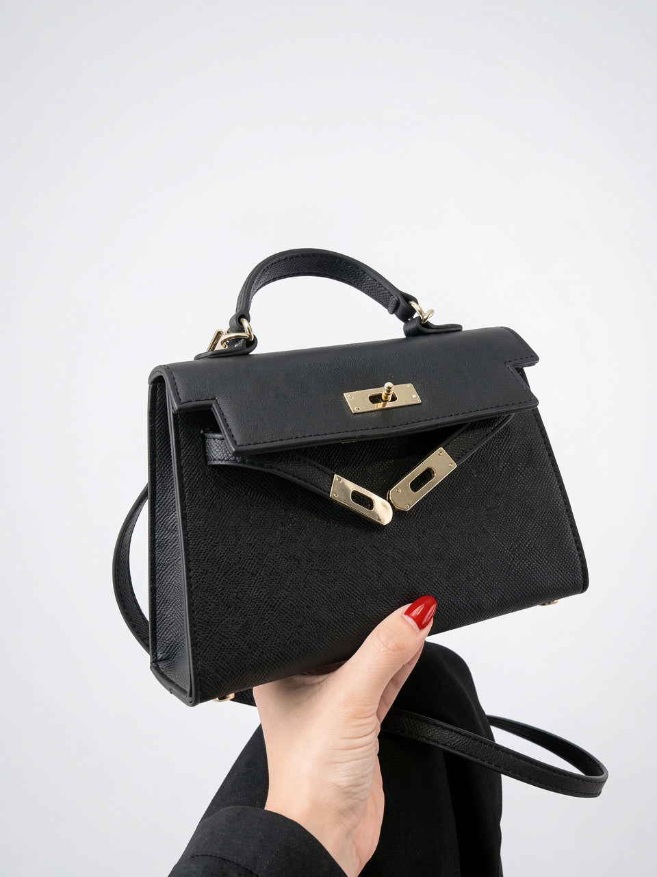 Ysabel — Sac à main élégant femme - Noir