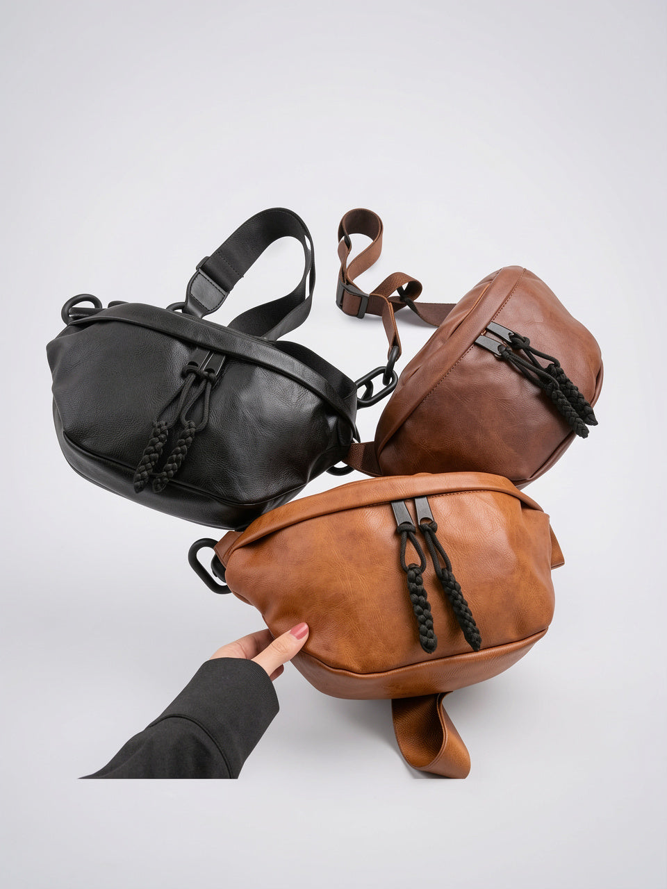 Ysance — Sac banane femme cuir - 6