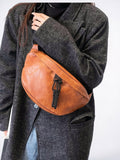 Ysance — Sac banane femme cuir - 8