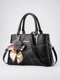 Daphné — Sac à main avec foulard - Noir