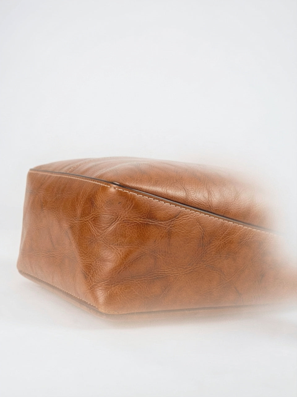 Ysande — Sac en cuir à main marron - 8