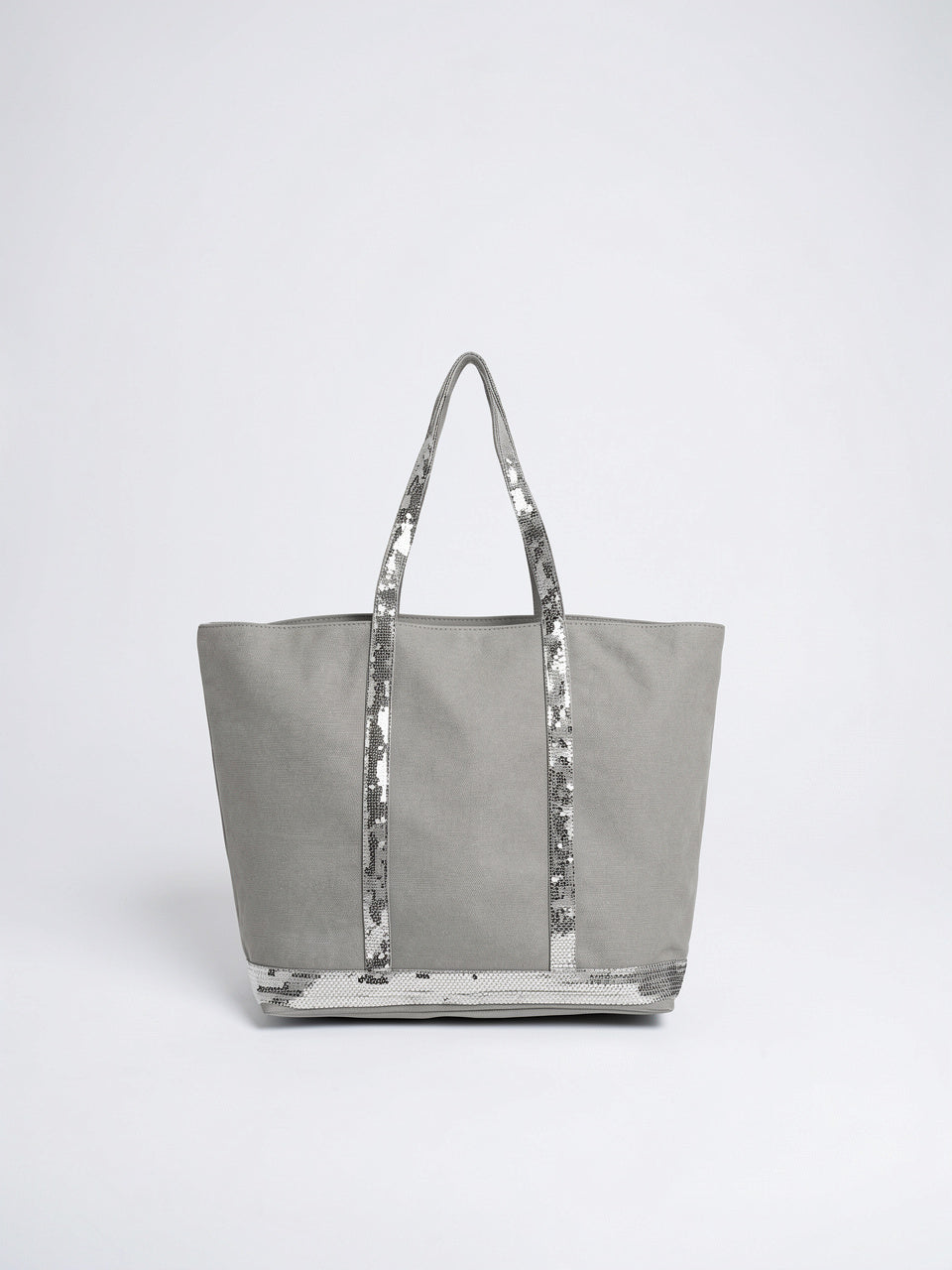 Ysandra — Cabas sac - Gris Clair paillettes