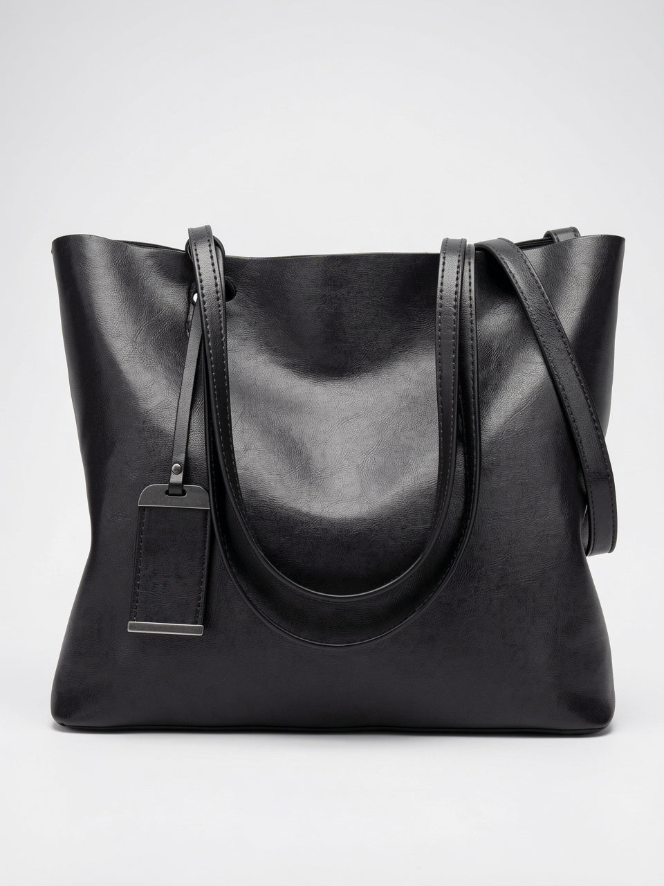 Ysane — Cabas Sac Cuir - Noir Cuir PU