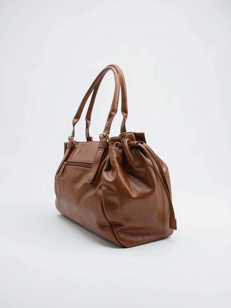 Ysane — Sac à main en cuir large de cours XL - 5