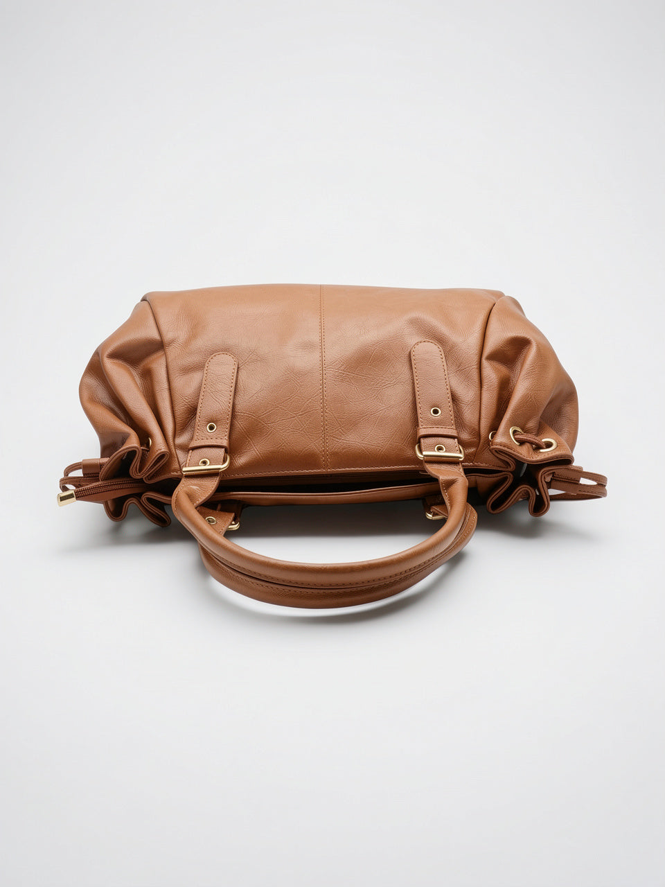 Ysane — Sac à main en cuir large de cours XL - 6